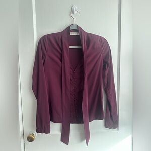 Abercrombie & Fitch Deep Red Blouse